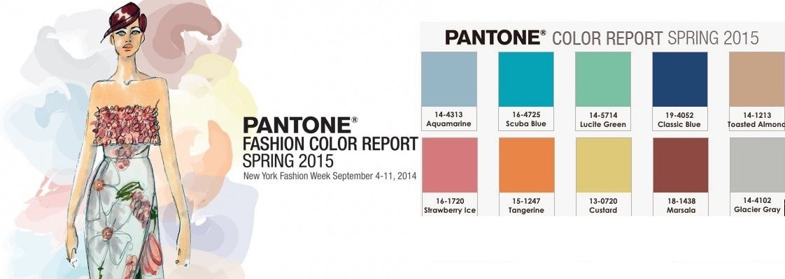 Модные цвета 2015 от компании Пантон